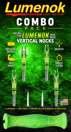 Lumenok Vertical Bow Combo Pack, Green