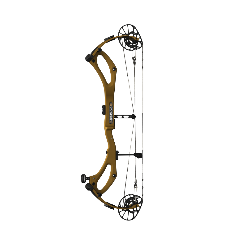 PSE Mach 33 DS Carbon compound hunting bow, Clay Brown