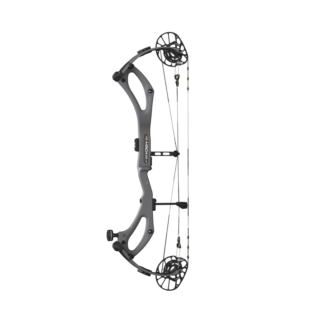 PSE Mach 33 DS Carbon compound hunting bow, Charcoal