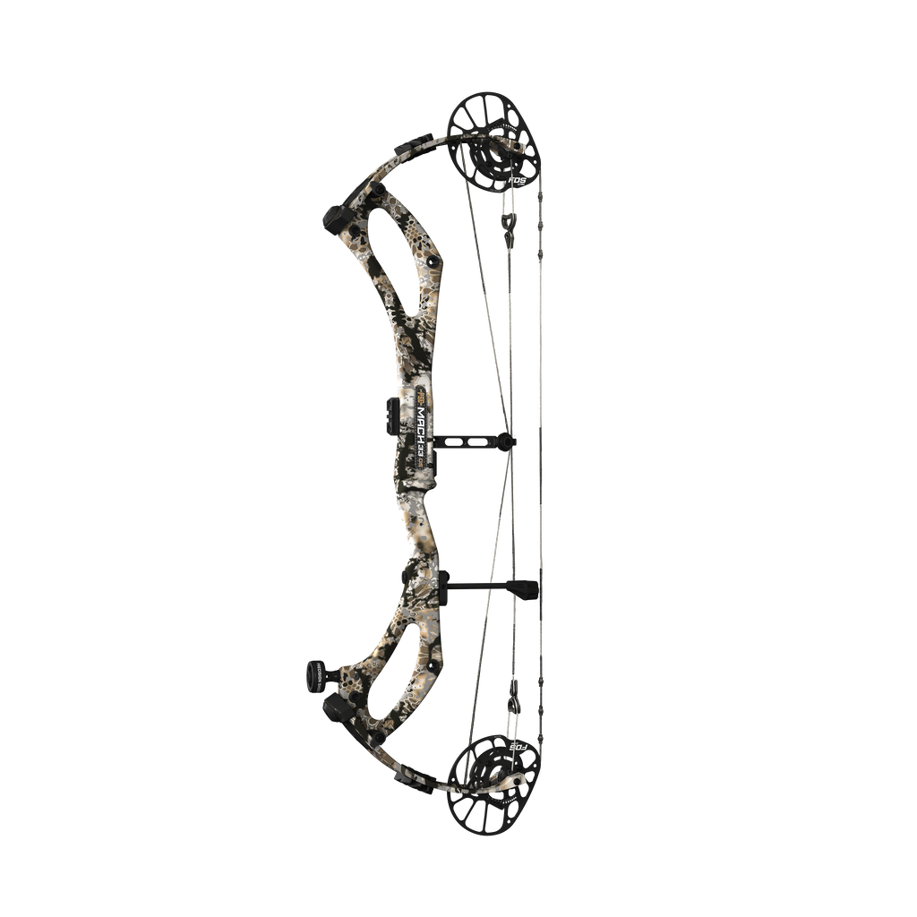 PSE Mach 33 DS Carbon compound hunting bow, Kryptek Skyfall camo