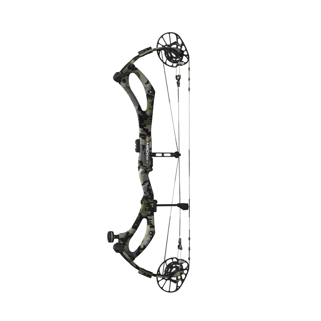 PSE Mach 33 DS Carbon compound hunting bow, Kuiu Verde camo