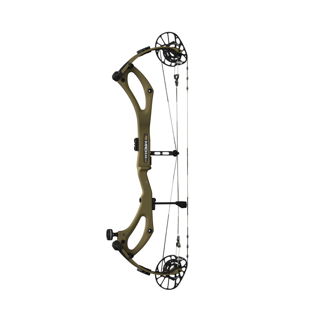 PSE Mach 33 DS Carbon compound hunting bow, Olive Green