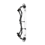 PSE Mach 35 DS Carbon compound hunting bow, Black, angled view
