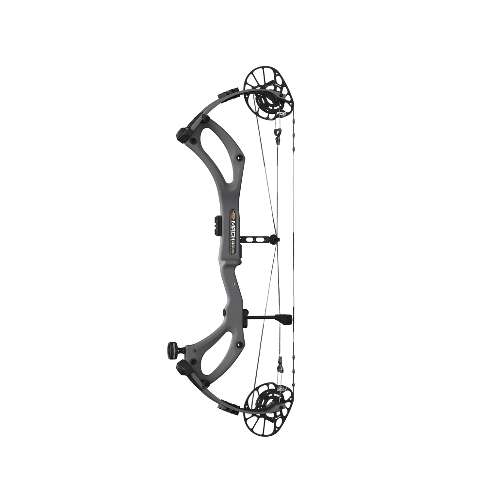 PSE Mach 30 DS Carbon compound hunting bow, Charcoal