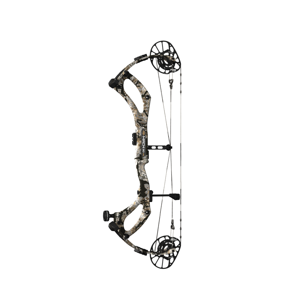 PSE Mach 30 DS Carbon compound hunting bow, Kryptek Skyfall camo