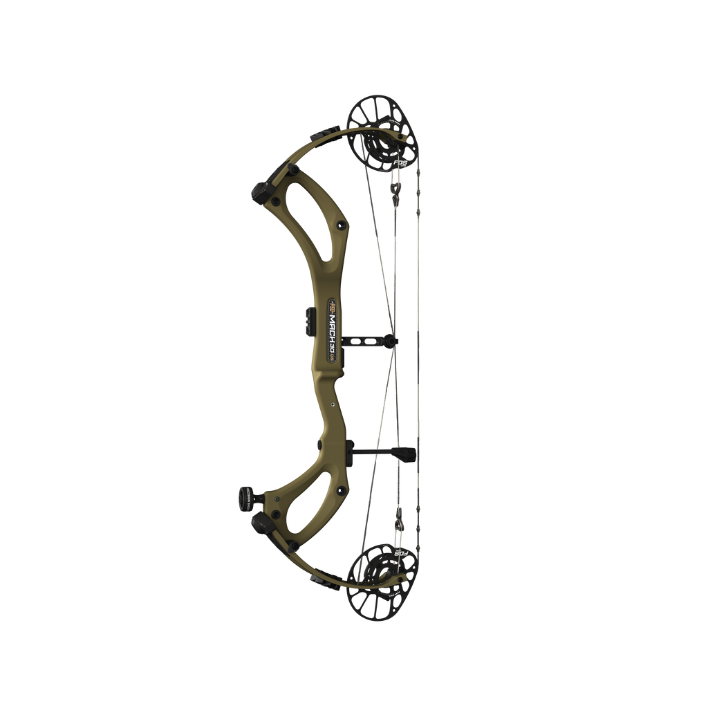 PSE Mach 30 DS Carbon compound hunting bow, Olive Green