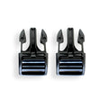 Stone Glacier Auto Lock Male Buckles, pair, black