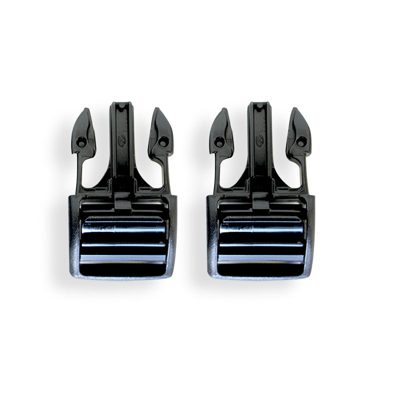 Stone Glacier Auto Lock Male Buckles, pair, black