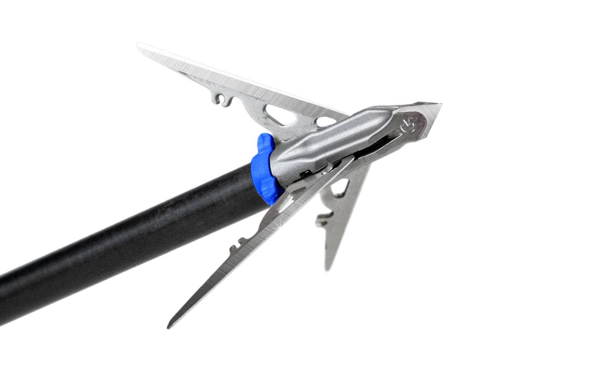 G5 Megameat Broadhead, Standard, mounted on arrow