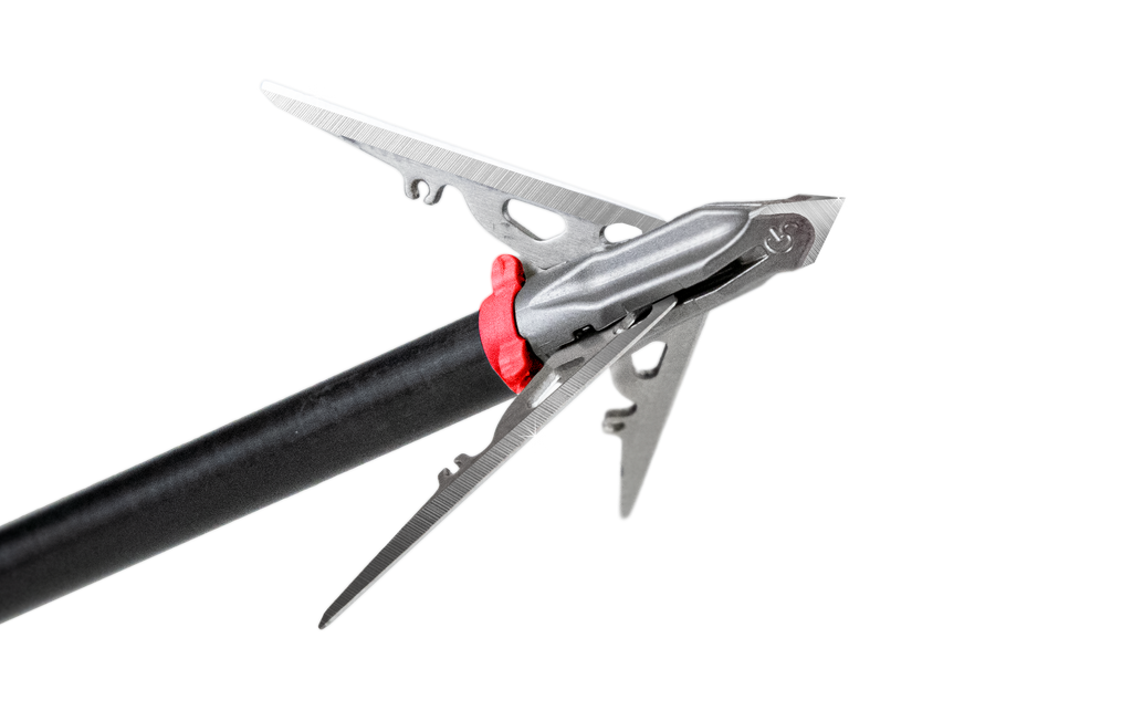 G5 Megameat Broadhead, Crossbow, mounted on arrow