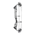 Mission Range compound bow in the black finish, side profile