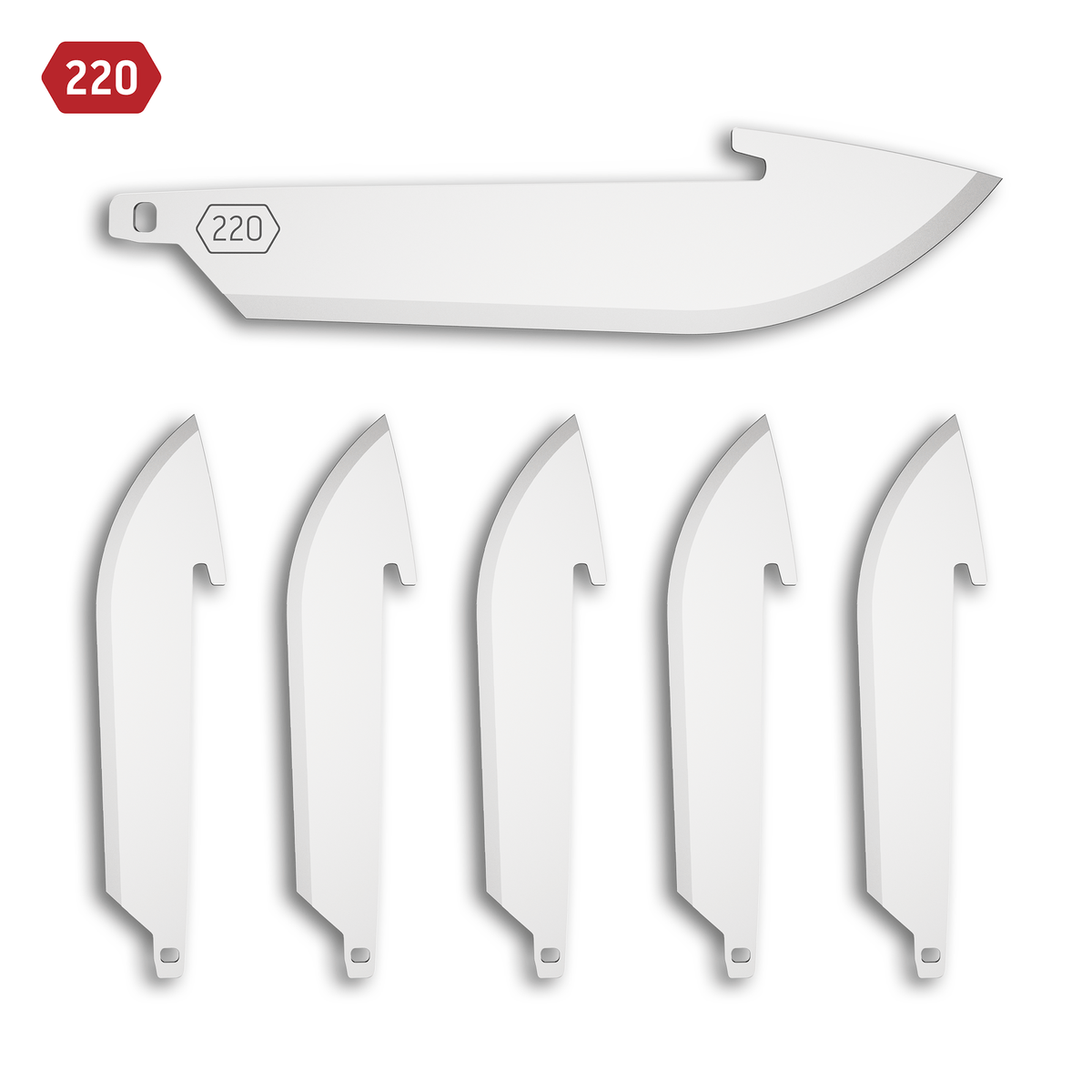 Outdoor Edge 2.2" DROP POINT BLADES | 6-PACK