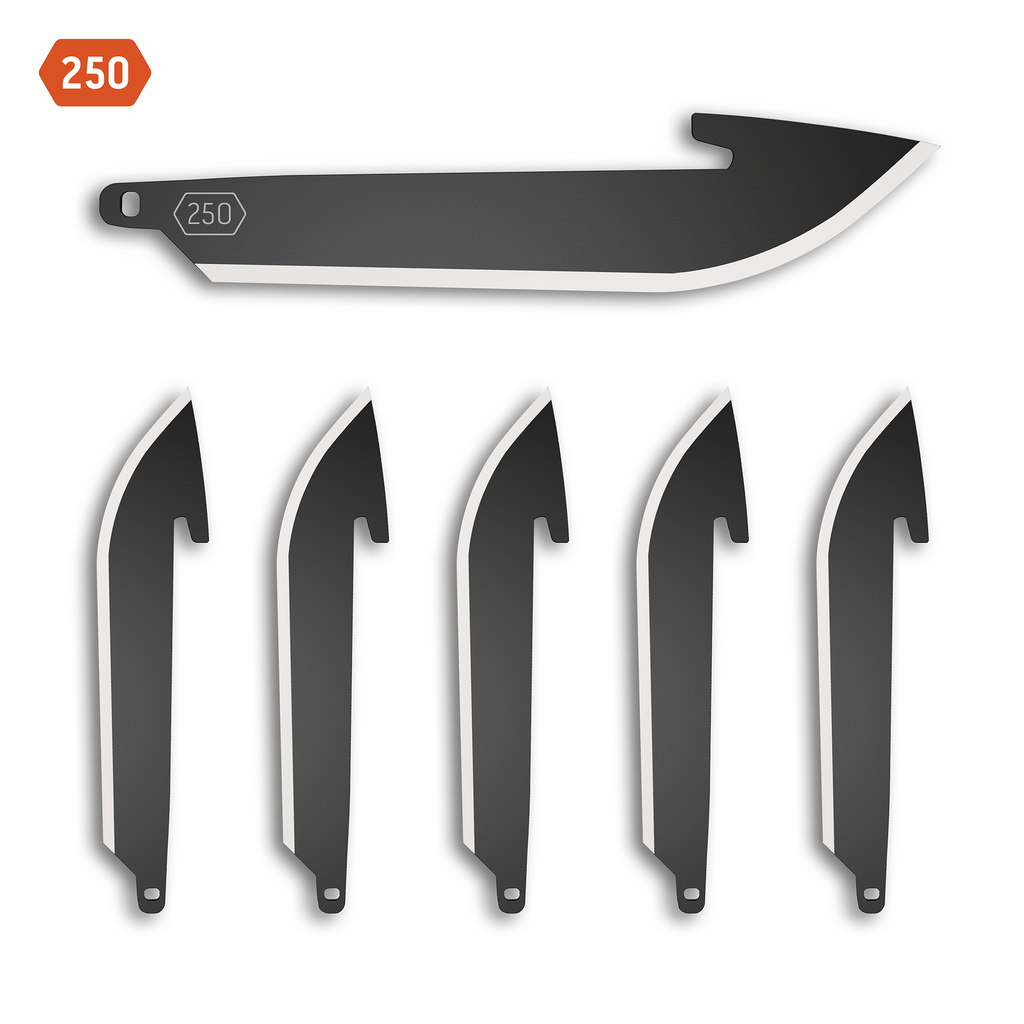 Outdoor Edge 2.5" DROP POINT BLADES | 6-PACK