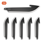 Outdoor Edge 2.5" DROP POINT BLADES | 6-PACK