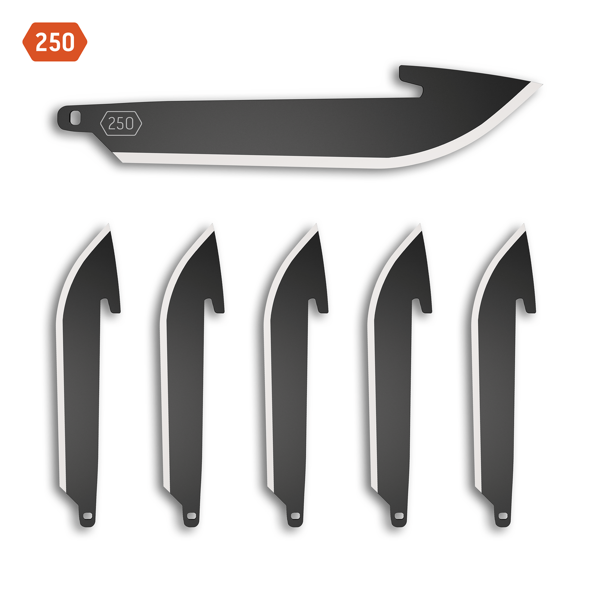 Outdoor Edge 2.5" DROP POINT BLADES | 6-PACK