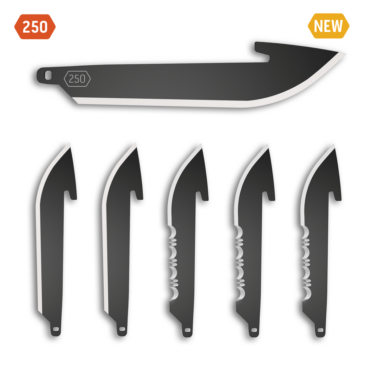 Outdoor Edge 2.5" CARRY DROP POINT COMBO | 6-PACK