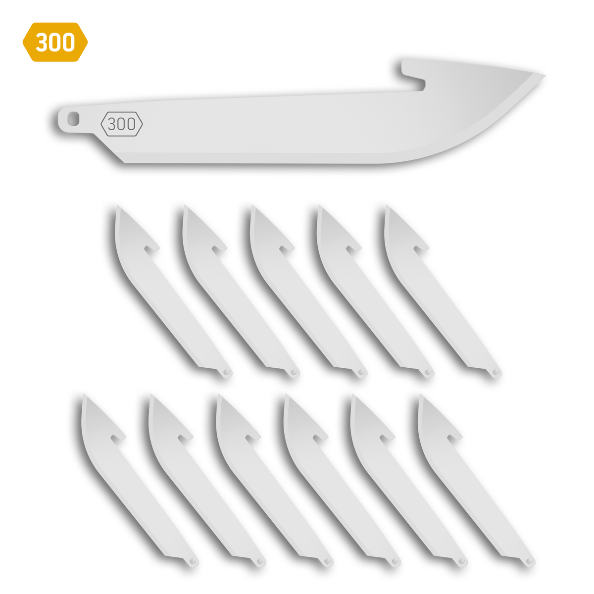 Outdoor Edge 3.0” DROP-POINT BLADE PACK | 12-PACK