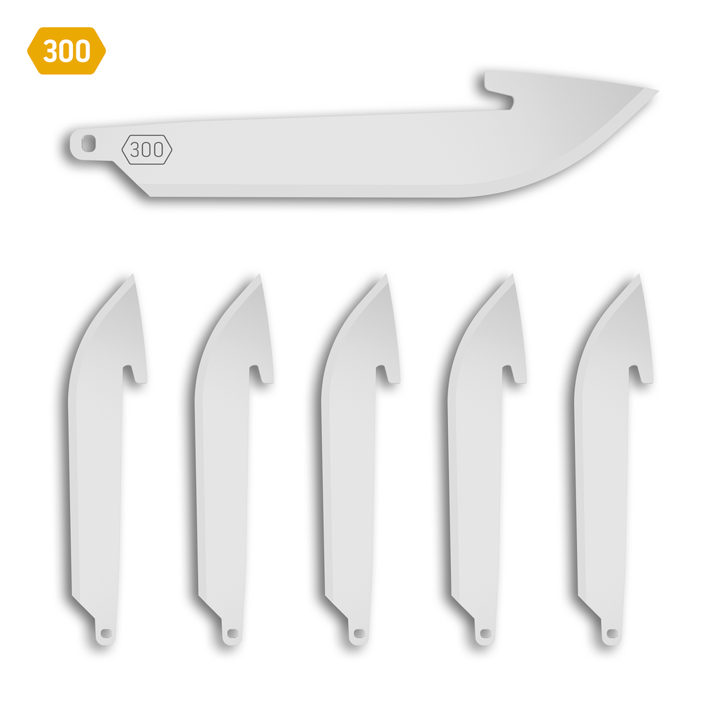Outdoor Edge 3.0" DROP POINT BLADES | 6-PACK
