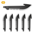 Outdoor Edge 3.0" 50% SERRATED DROP POINT BLADES | 6-PACK