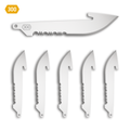 Outdoor Edge 3.0" 50% SERRATED DROP POINT BLADES | 6-PACK