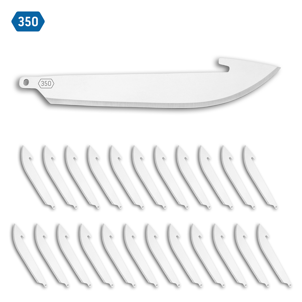 Outdoor Edge 3.5" DROP POINT BLADES | 24-PACK