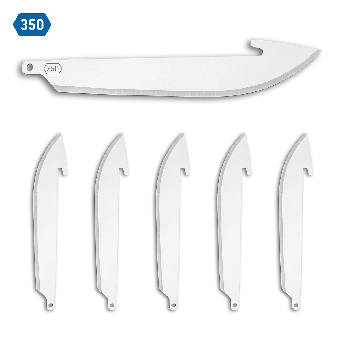 Outdoor Edge 3.5" DROP POINT BLADES | 6-PACK