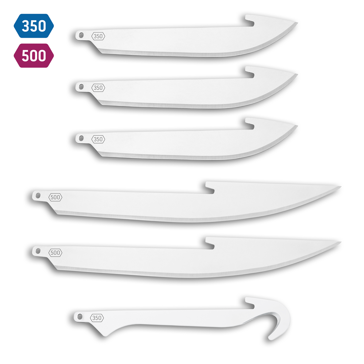 Outdoor Edge 5.0" COMBO BLADE PACK | 6-PACK