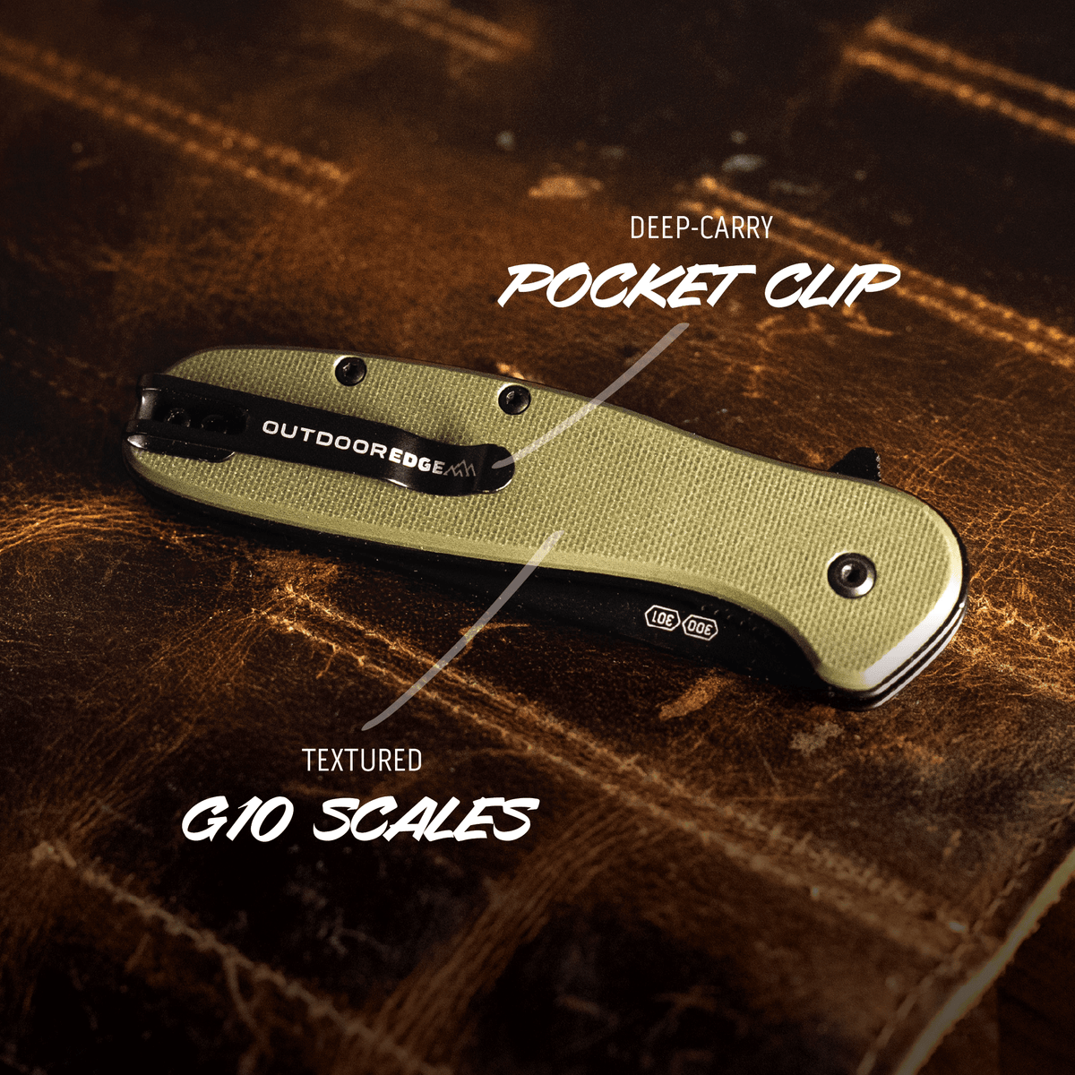 Outdoor Edge RAZOR VX2 | GREEN G10, view 4
