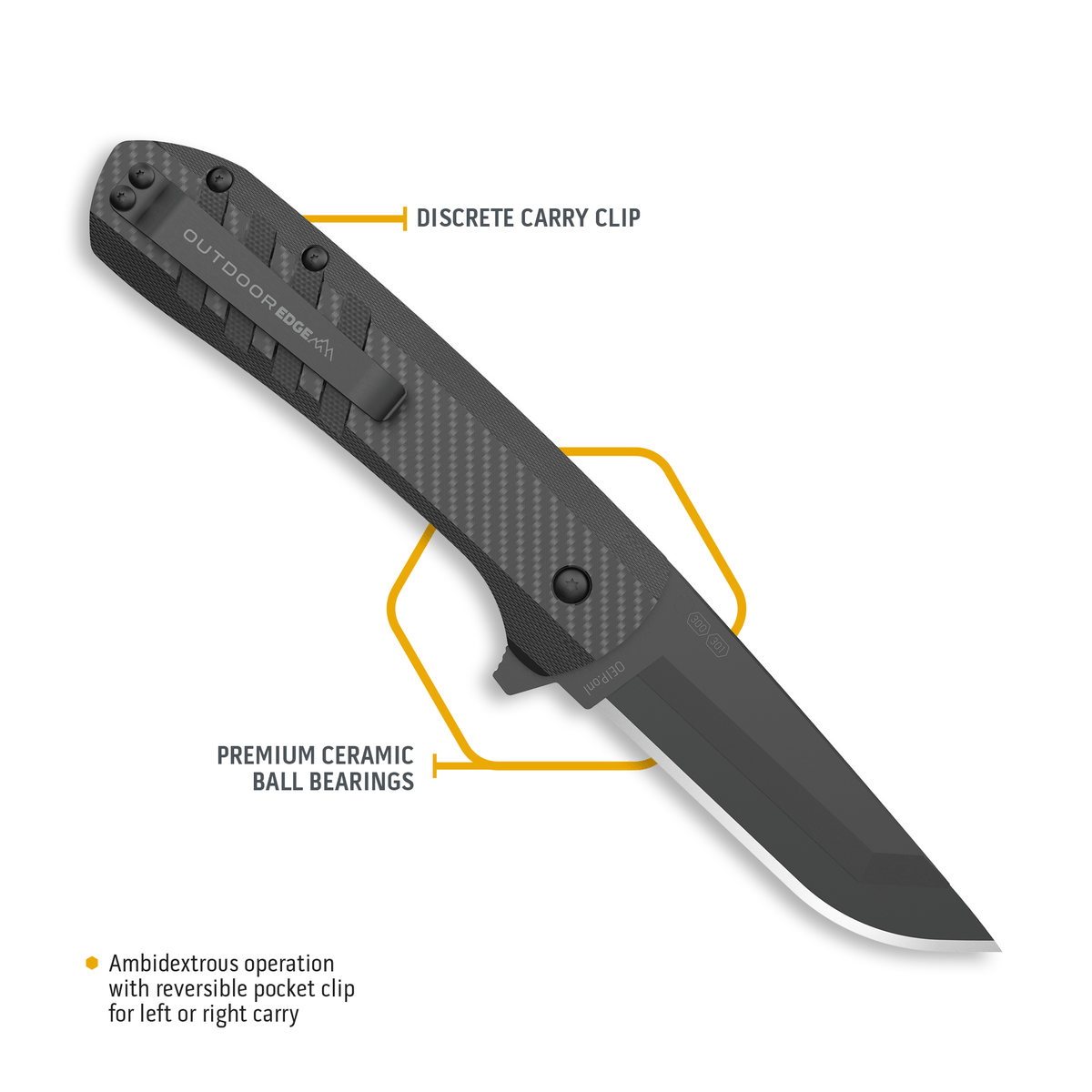 Outdoor Edge Razor VX4 | CARBON OVER G10, view 4