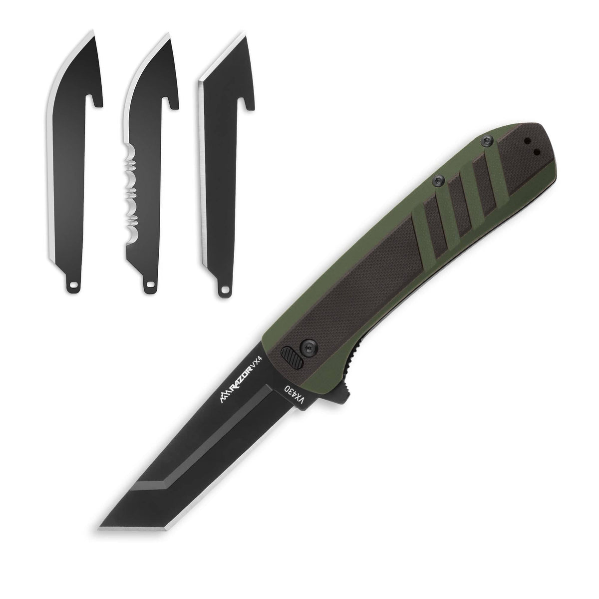 Outdoor Edge RAZOR VX4 | GREEN G10