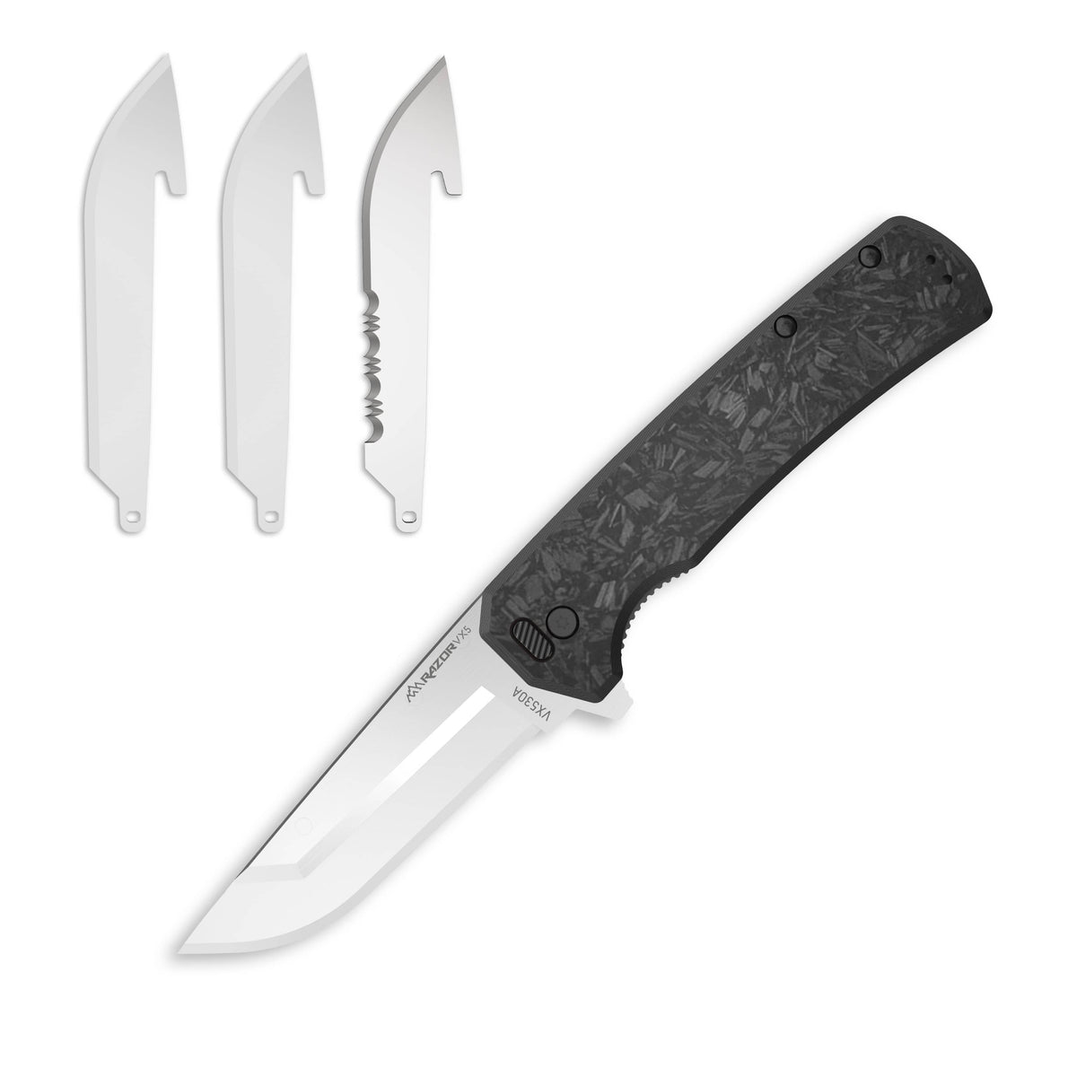Outdoor Edge Razor VX 5 | FORGED CARBON & G10