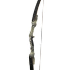 OMP Night Ridge 60" Recurve Bow riser detail, Realtree Excape