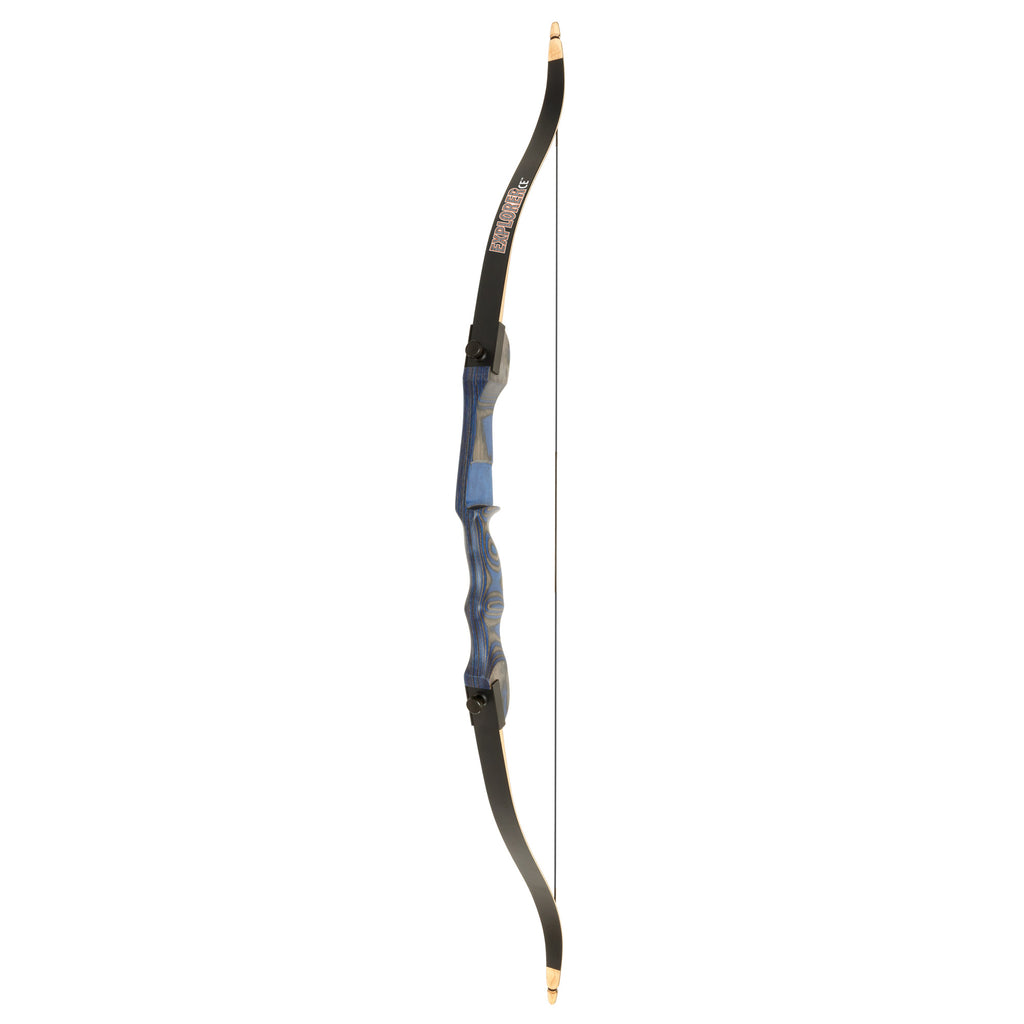 OMP Explorer CE Recurve Bow, Blue