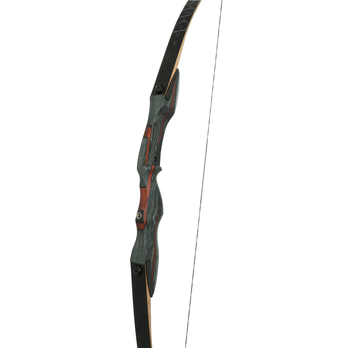 OMP Mountaineer Dusk Recurve Bow angled view