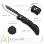 Outdoor Edge 3.5" RAZOR ONYX | 27 BLADES, view 2