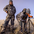 SKRE Ptarmigan Ultra Down Pants, Solace, glassing in cold weather