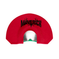 Phelps Maverick Signature AMP elk diaphragm in red with the Maverick tape