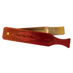 Phelps turkey box call with a padauk lid over a poplar body