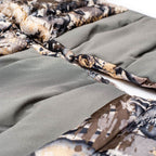 SKRE Ptarmigan Ultra Down Pants, Solace, reinforced knee detail