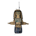 Stone Glacier R3 Radio Harness, Coyote, fitted in an open R3 pack
