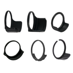 Axcel RheoStat Cover, Black, models shown for AVX, AccuStat II, RheoTech and Curve scopes