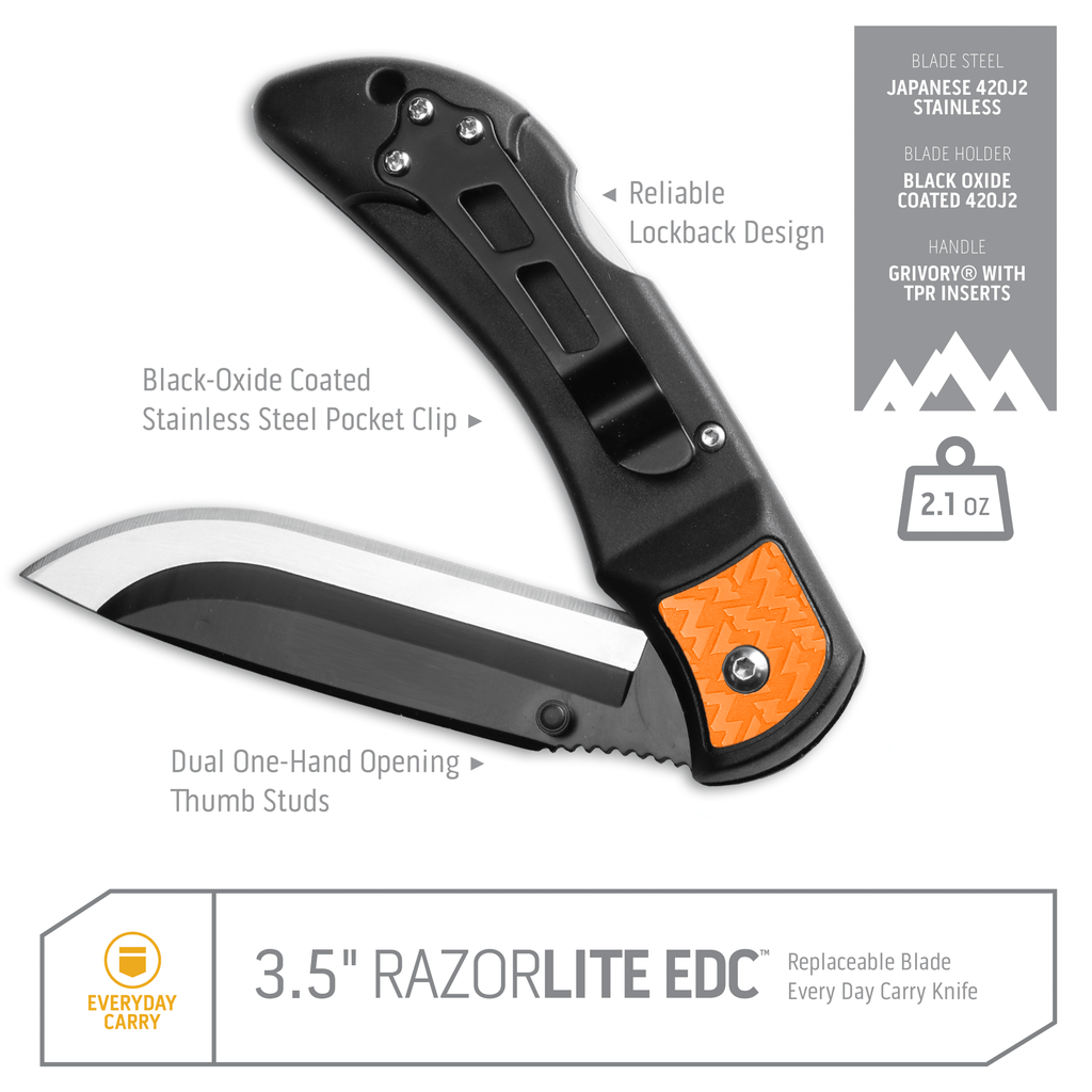 Outdoor Edge 3.5" RazorEDC Lite, view 5