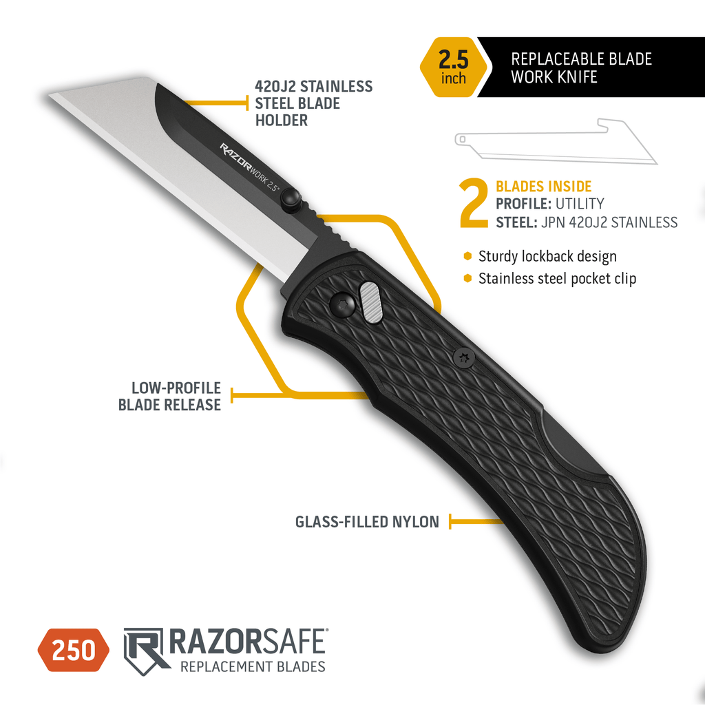 Outdoor Edge RazorWork 2.5", view 2