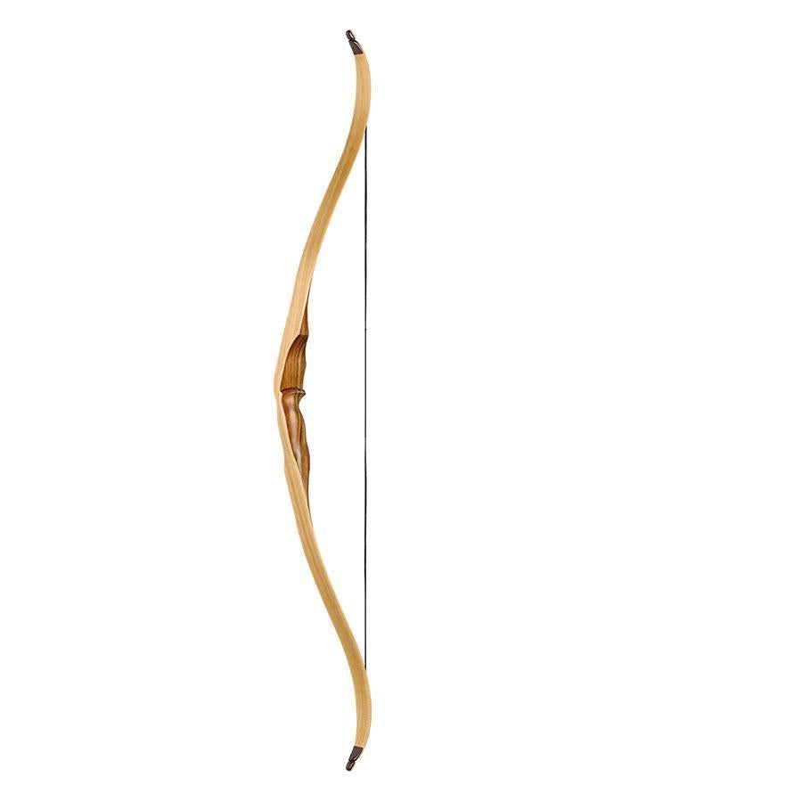 Ragim Brown Bear 58-inch recurve bow, natural wood finish