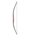 Ragim Fox 62-inch longbow, dark limbs with a red handle section