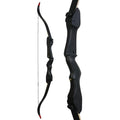 Ragim Matrix Evo takedown recurve bow, black with red limb tips