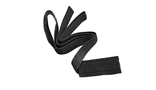 Ragim recurve bow stringer, black webbing with limb pockets