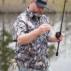 SKRE Rancher Short Sleeve Shirt, Solace, in the field