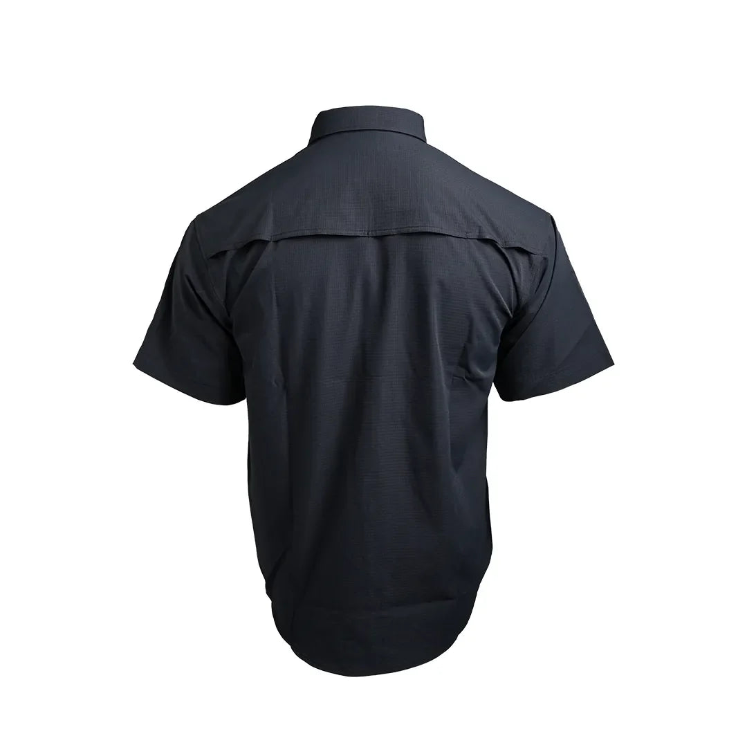 SKRE Rancher Short Sleeve Shirt, Slate Grey, back