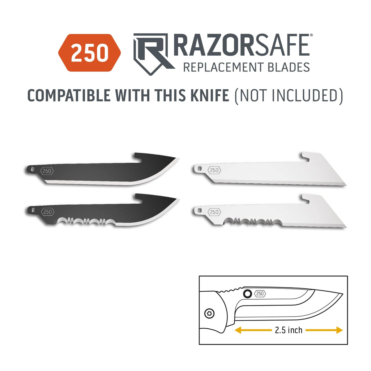 Outdoor Edge 2.5" RazorEDC Lite, view 7